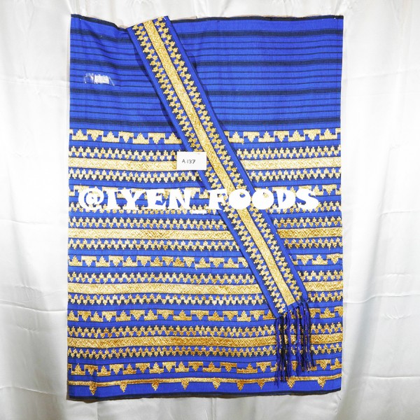 A137 KAIN TAPIS ABUNG TAJUK AYUN BAHAN BIRU